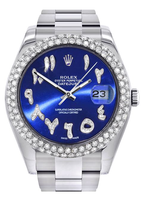 rolex light blue arabic dial|rolex watch with arabic numbers.